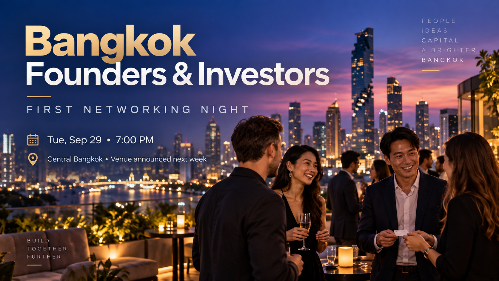 Bangkok Founders and Investors First Networking Night artwork